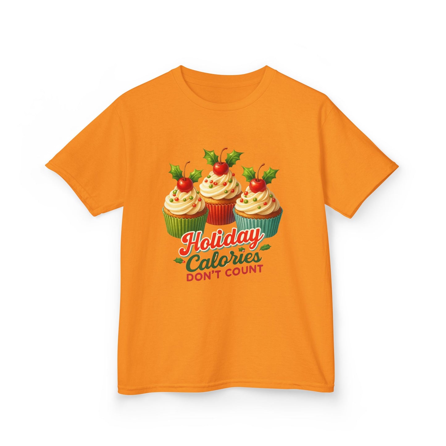 Holiday Cupcake Dino Tee - Christmas Fun!
