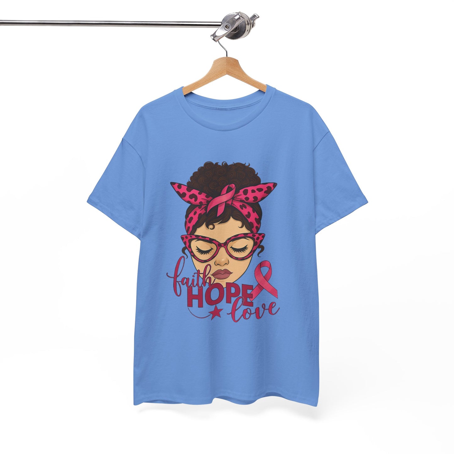 Hope, Faith, Love: Breast Cancer Awareness Tee