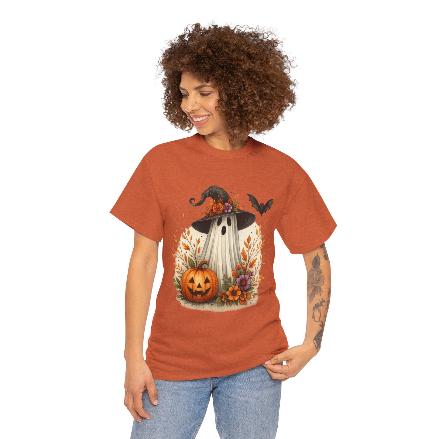 Whimsical Ghost Halloween Tee