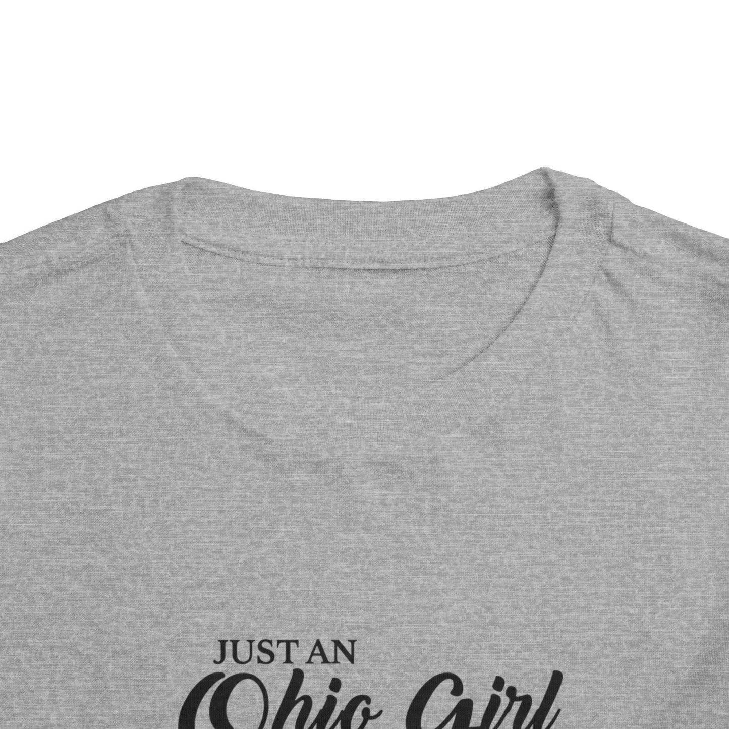 Toddler Tee Ohio Girl in North Carolina World Design Shirt