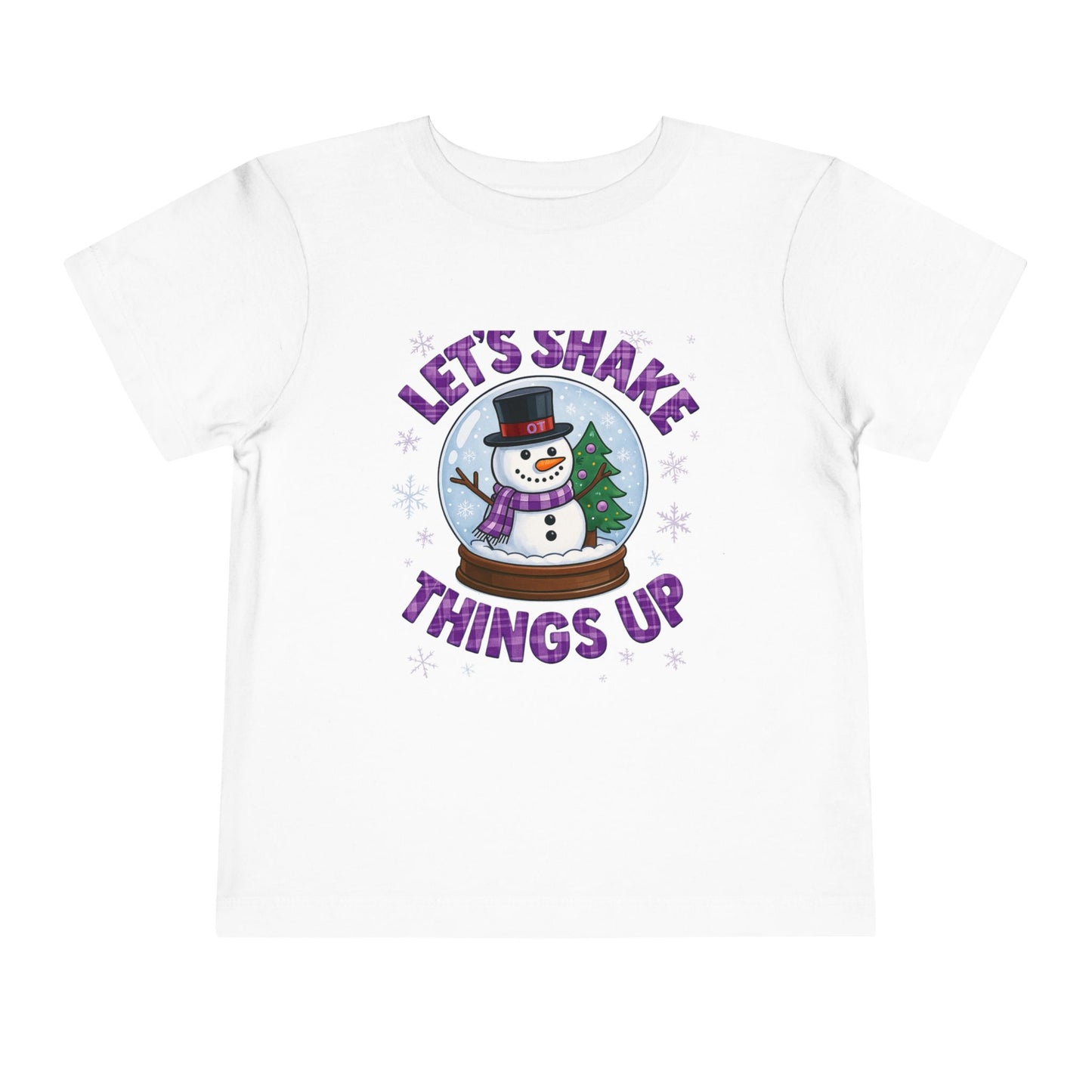 Shake Things Up! Snowman Christmas Toddler Tee