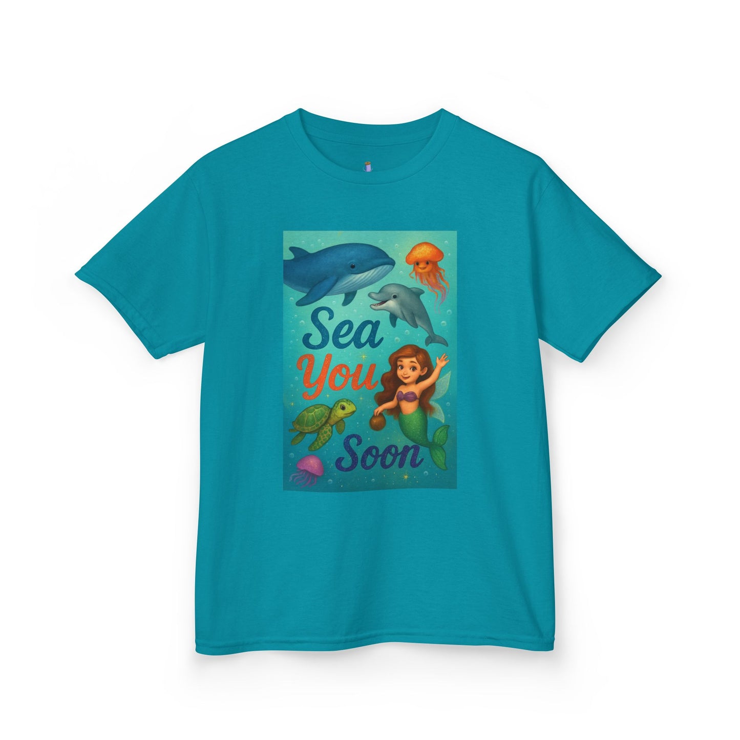Kids Sea-Themed Tee, Ocean Adventure Shirt, Summer Casual Wear, Beach Birthday Gift, Fun Underwater T-Shirt, Nautical Kids Apparel