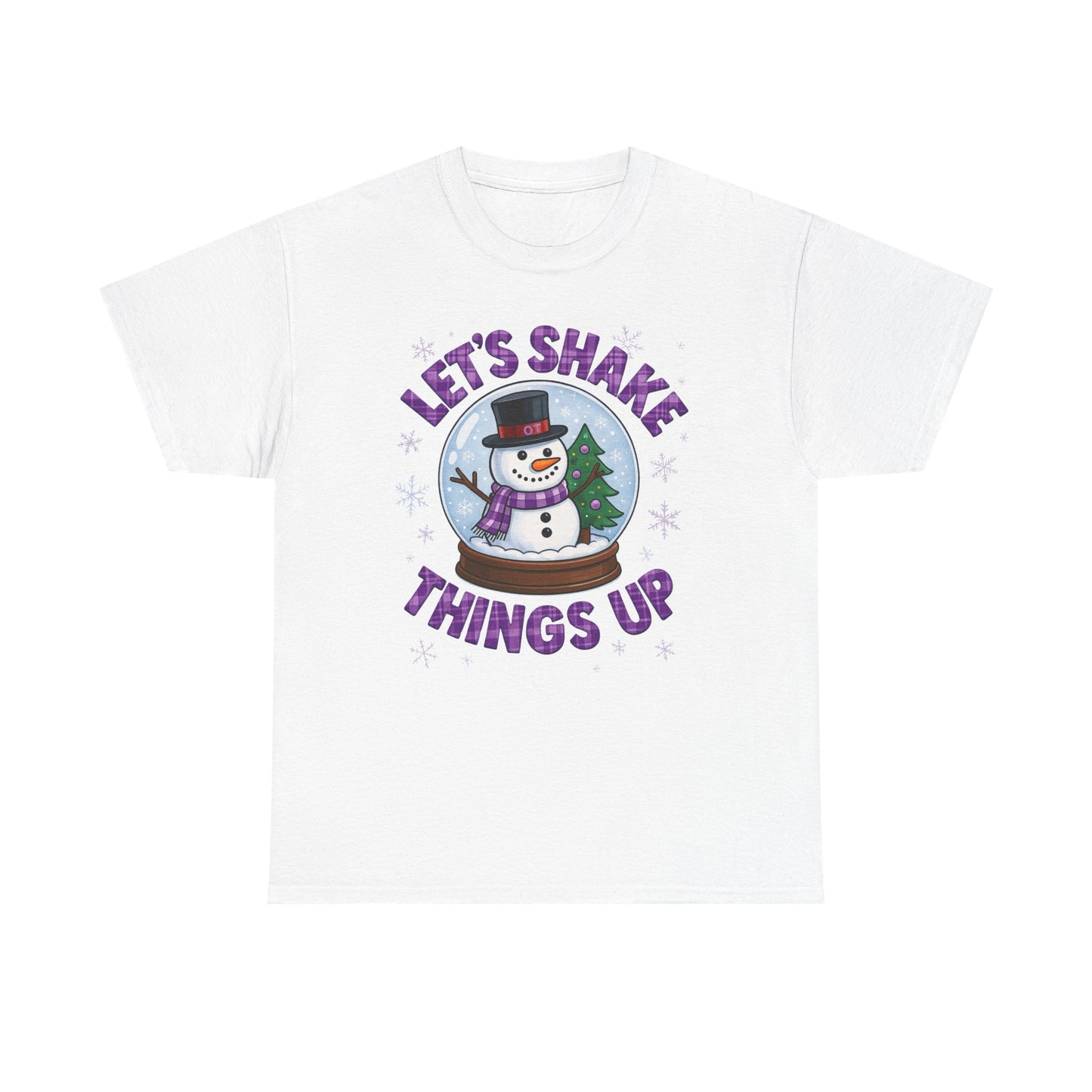 Snow Globe Tee with Let's Shake Things Up Design