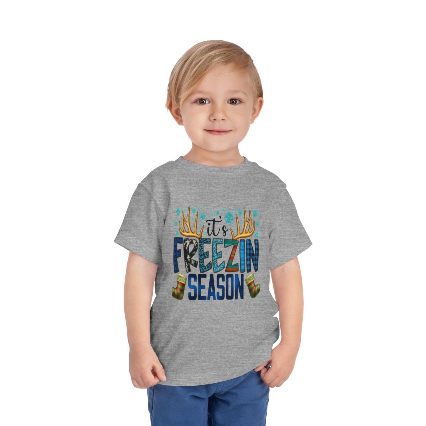 It's FREEZIN' SEASON Toddler Christmas Tee