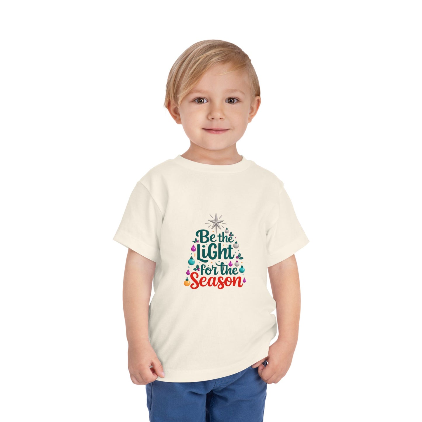 Be the Light Toddler Christmas Tee