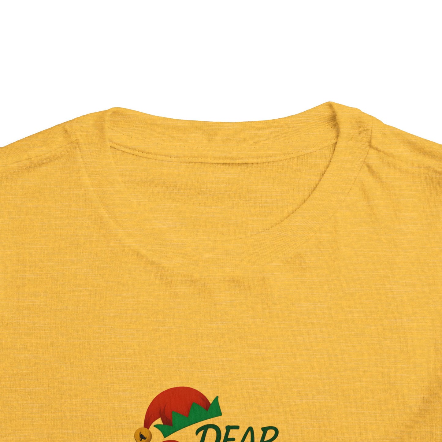 Dear Santa The Elf Lied Toddler Christmas Tee