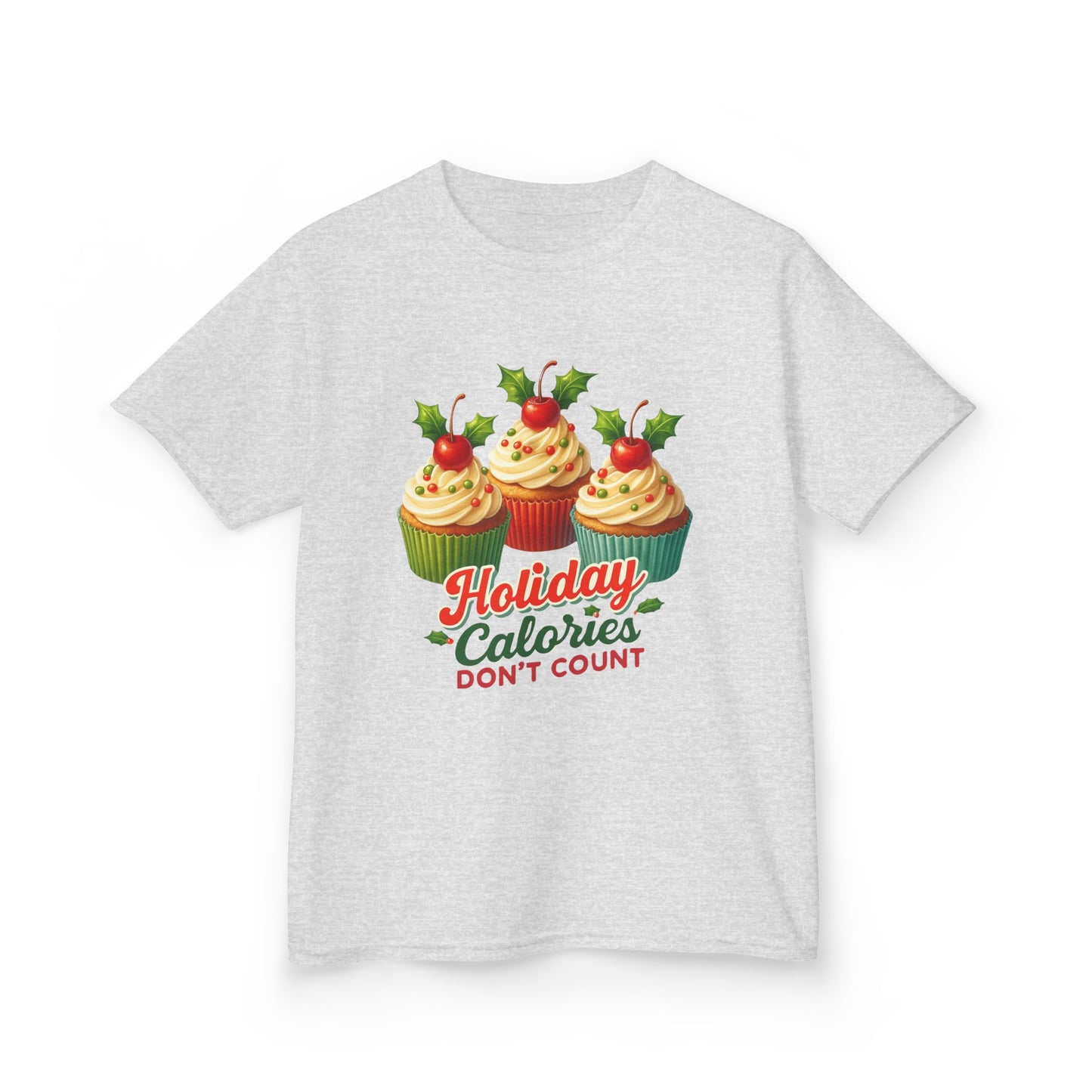 Holiday Cupcake Dino Tee - Christmas Fun!
