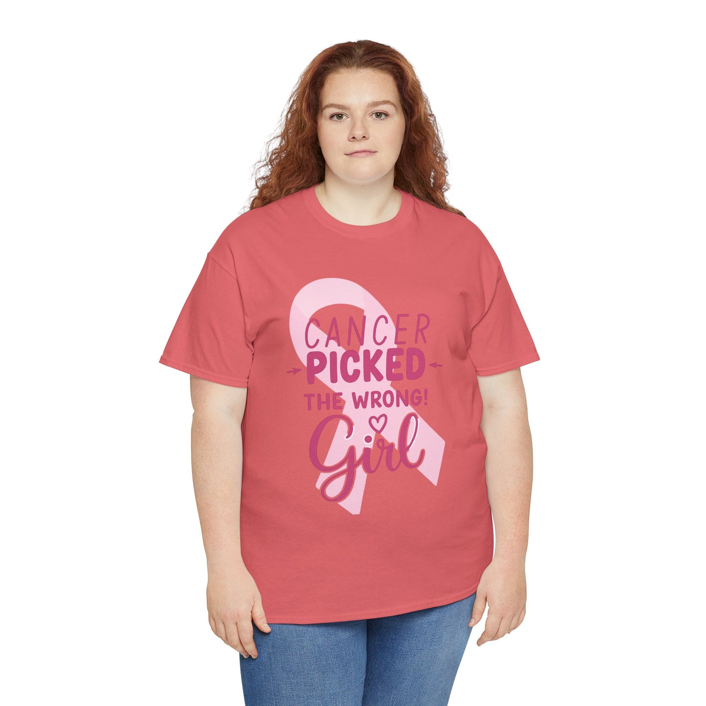 Cancer: The Wrong Picked Girl - Pink Ribbon Tee