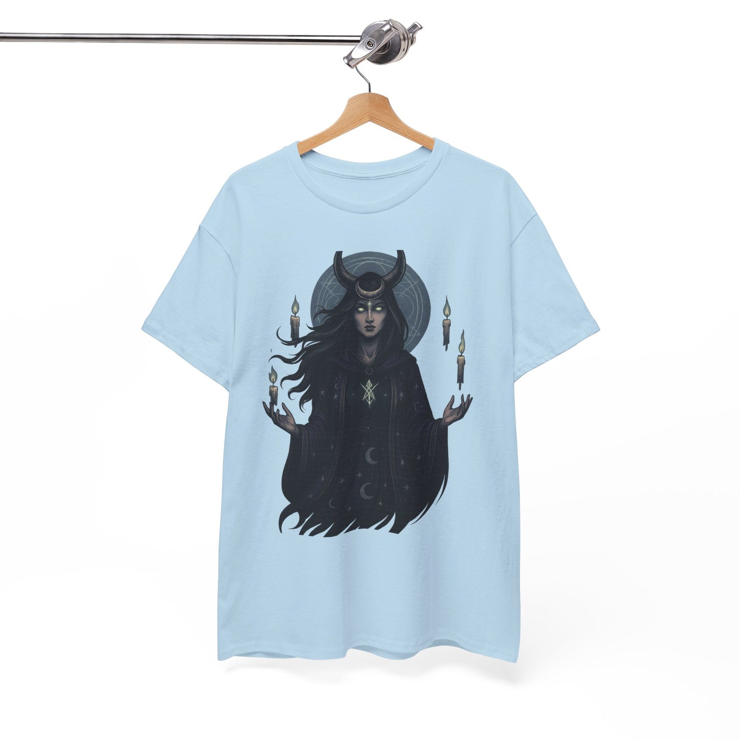 Moonlit Sorceress – Enchanted Candlelight Tee