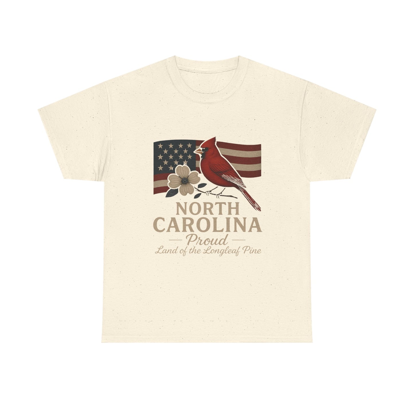 NC Pride: Cardinal, Dogwood & State Flag Tee