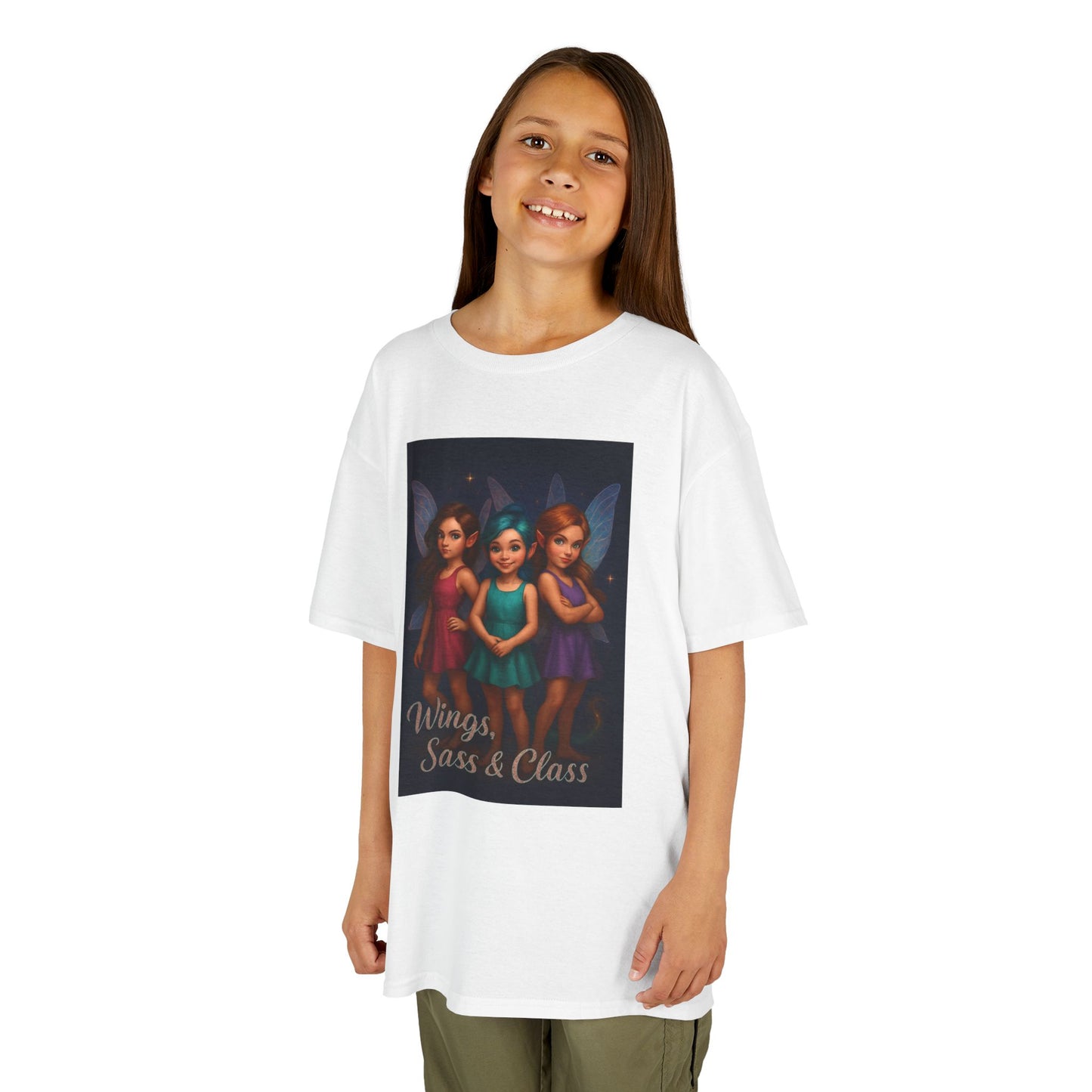 Whimsical Fairy Kids Tee, Cute T-Shirt for Girls, Birthday Gift, Fairytale Apparel, Fantasy Themed Clothing