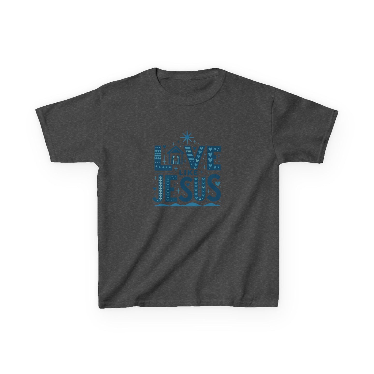 Love Like Jesus Christmas Dinosaur Tee