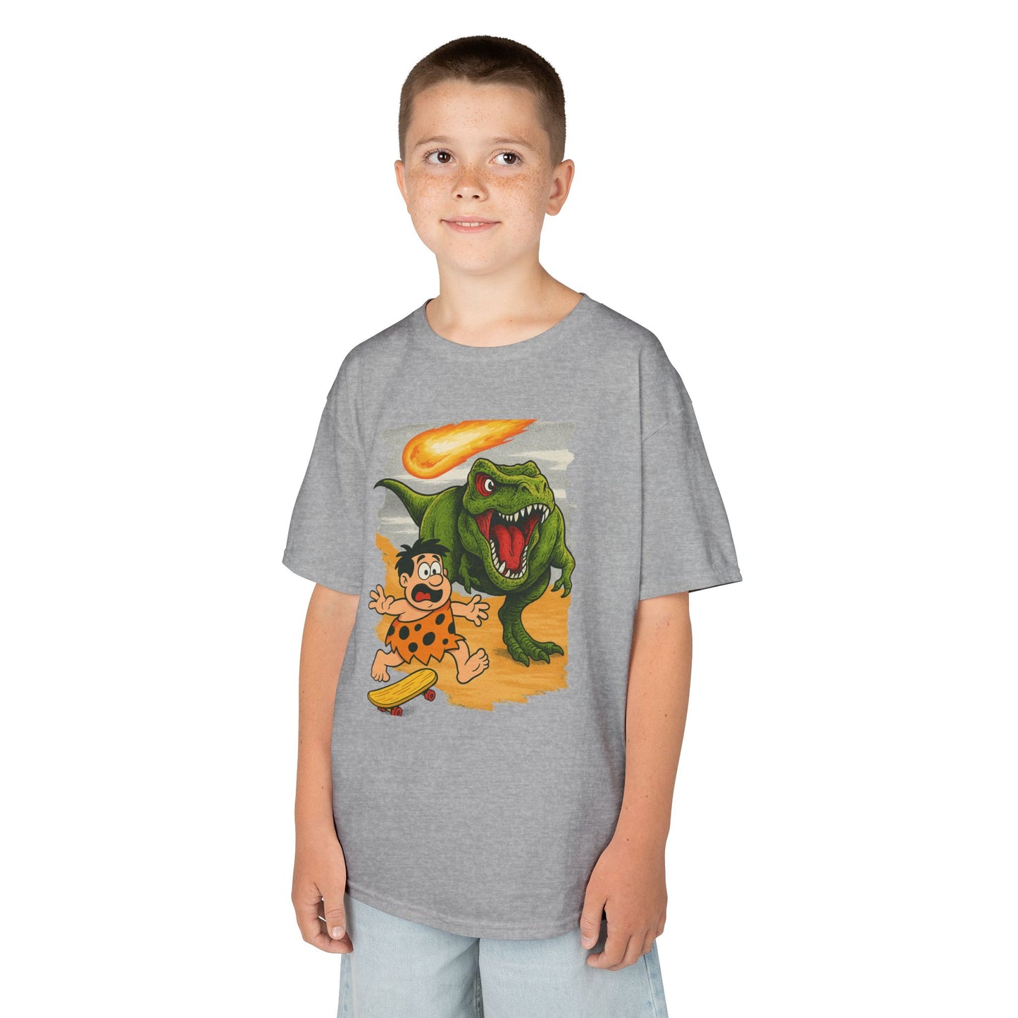 Dino Adventure Kids Tee - Fun Dinosaur Graphic Shirt, Boys T-Shirt, Playful Kids Apparel, Birthday Gift, Summer Wear