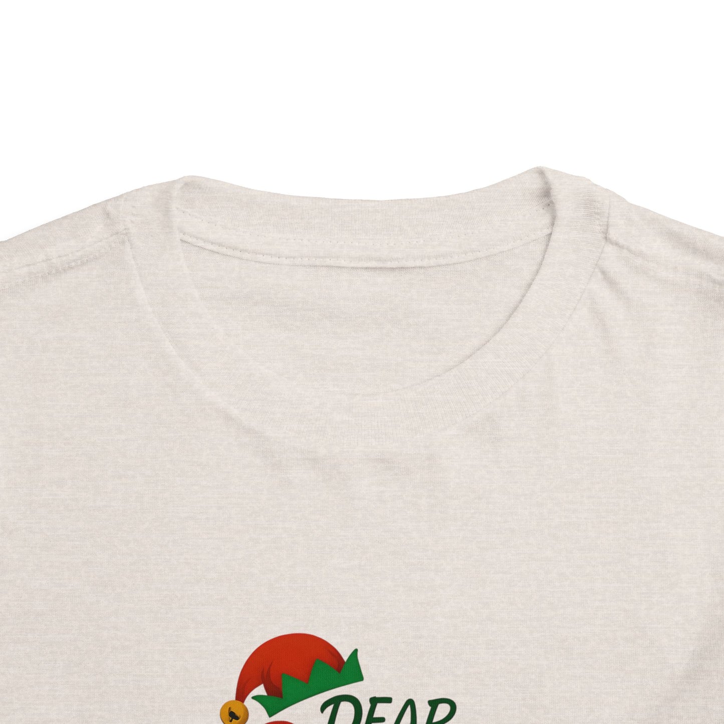 Dear Santa The Elf Lied Toddler Christmas Tee