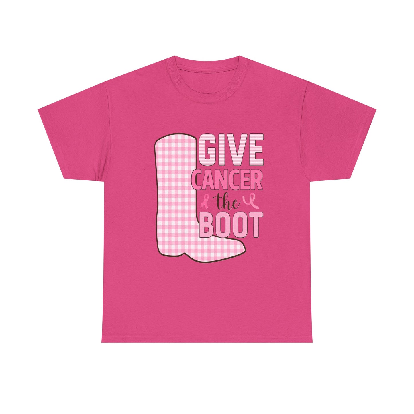 Give Cancer the Boot - Breast Cancer Awareness Tee