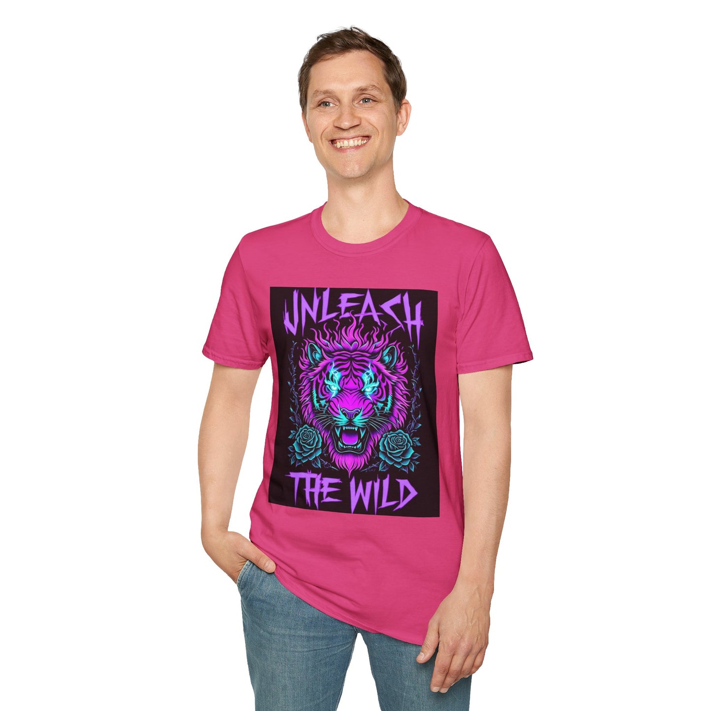 Unleash the Wild Graphic Tee | Cool Graphic Shirt, Unisex T-Shirt, Animal Lover Gift, Nature-Inspired Fashion, Festival Wear