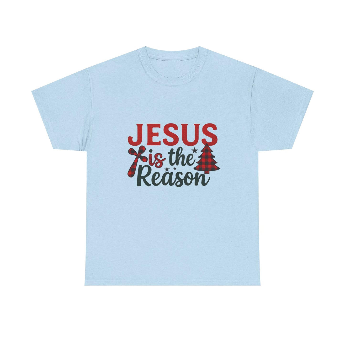 Jesus is the Reason Christmas Tee - Faith-Based Holiday Gift