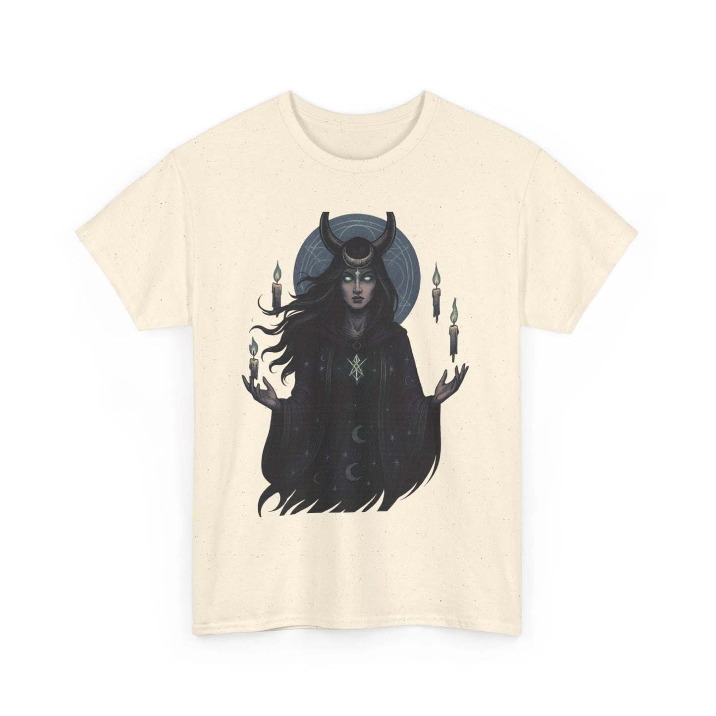 Moonlit Sorceress – Enchanted Candlelight Tee