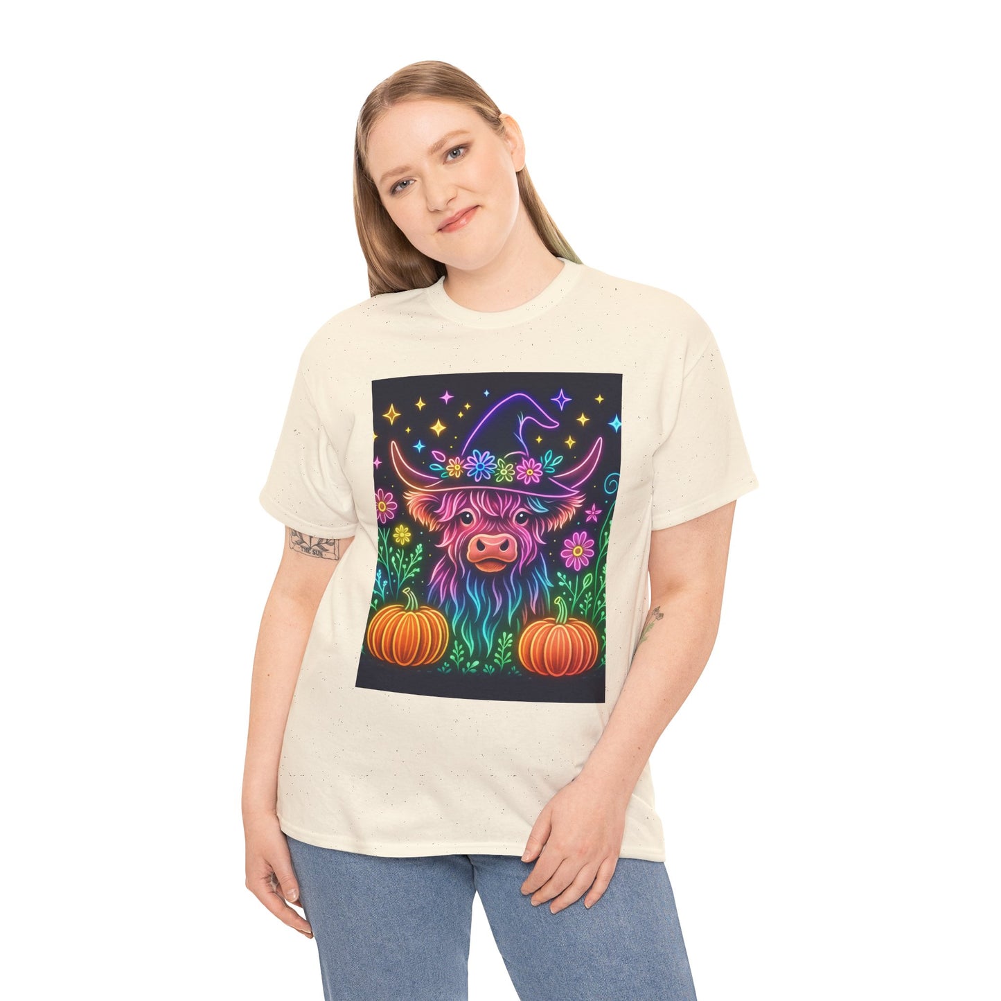 Neon Halloween Highland Tee