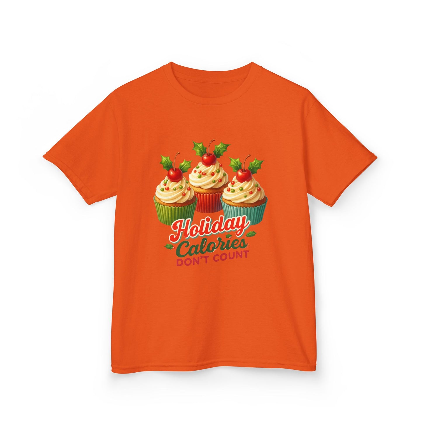Holiday Cupcake Dino Tee - Christmas Fun!