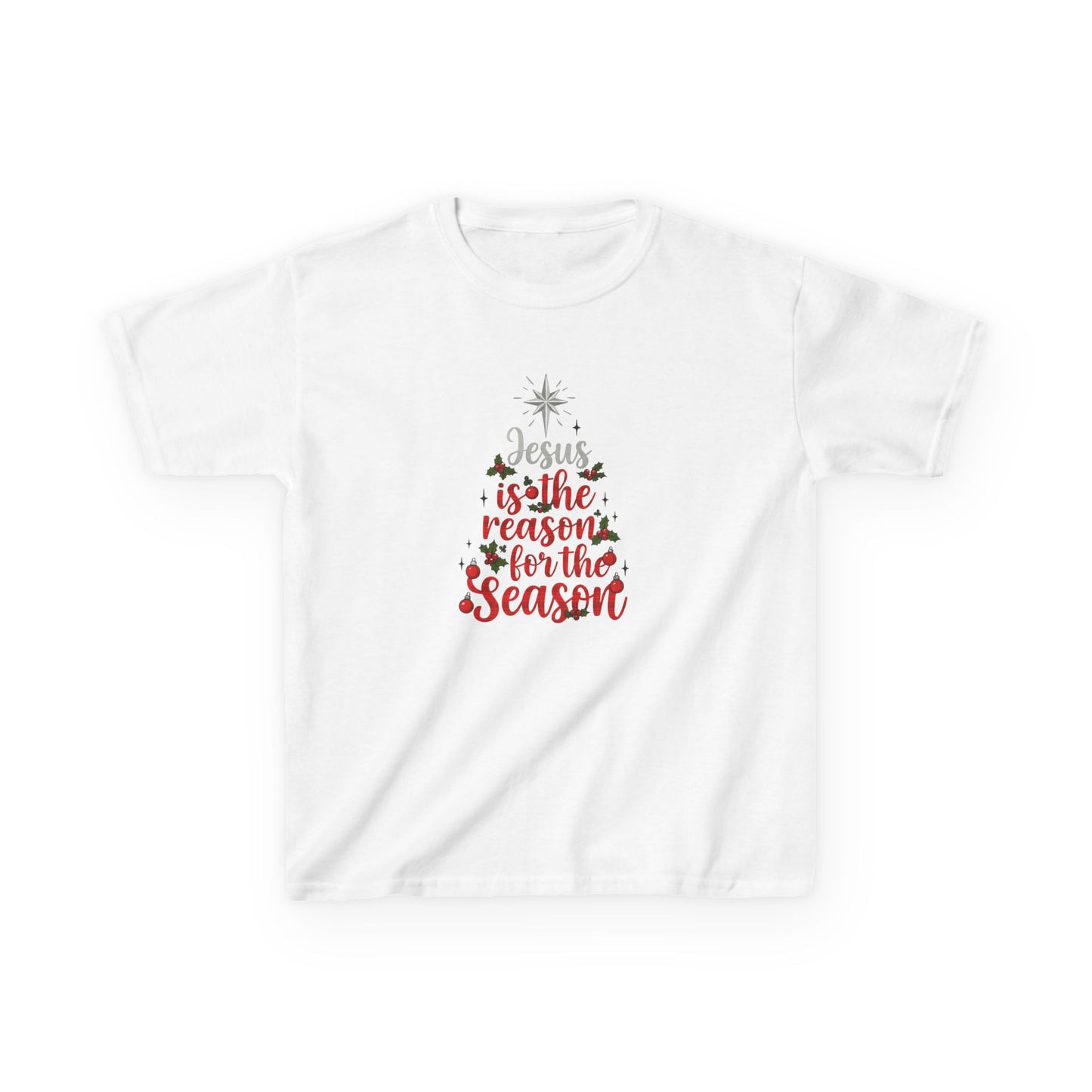 Jesus is the Reason Christmas Dinosaur Tee