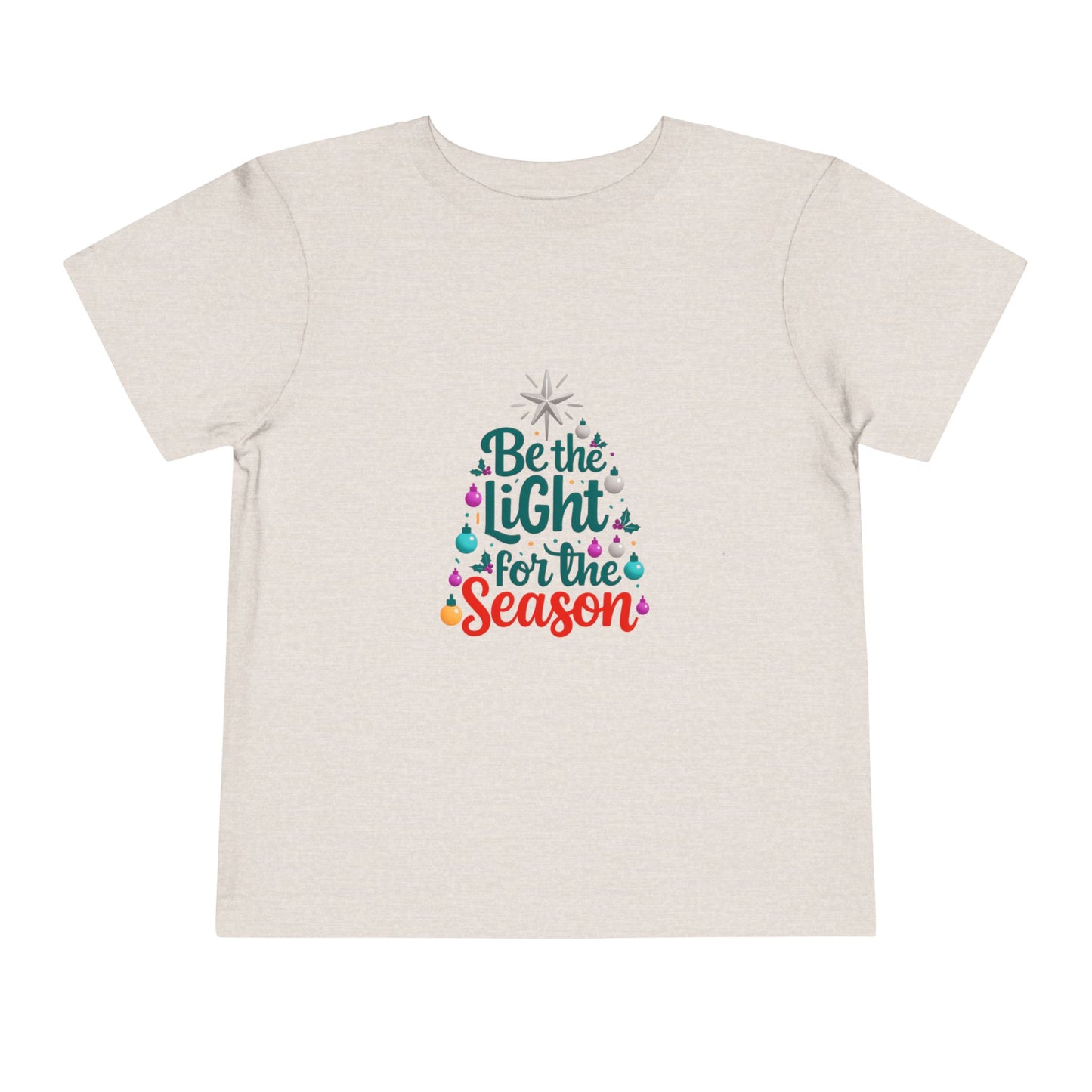 Be the Light Toddler Christmas Tee
