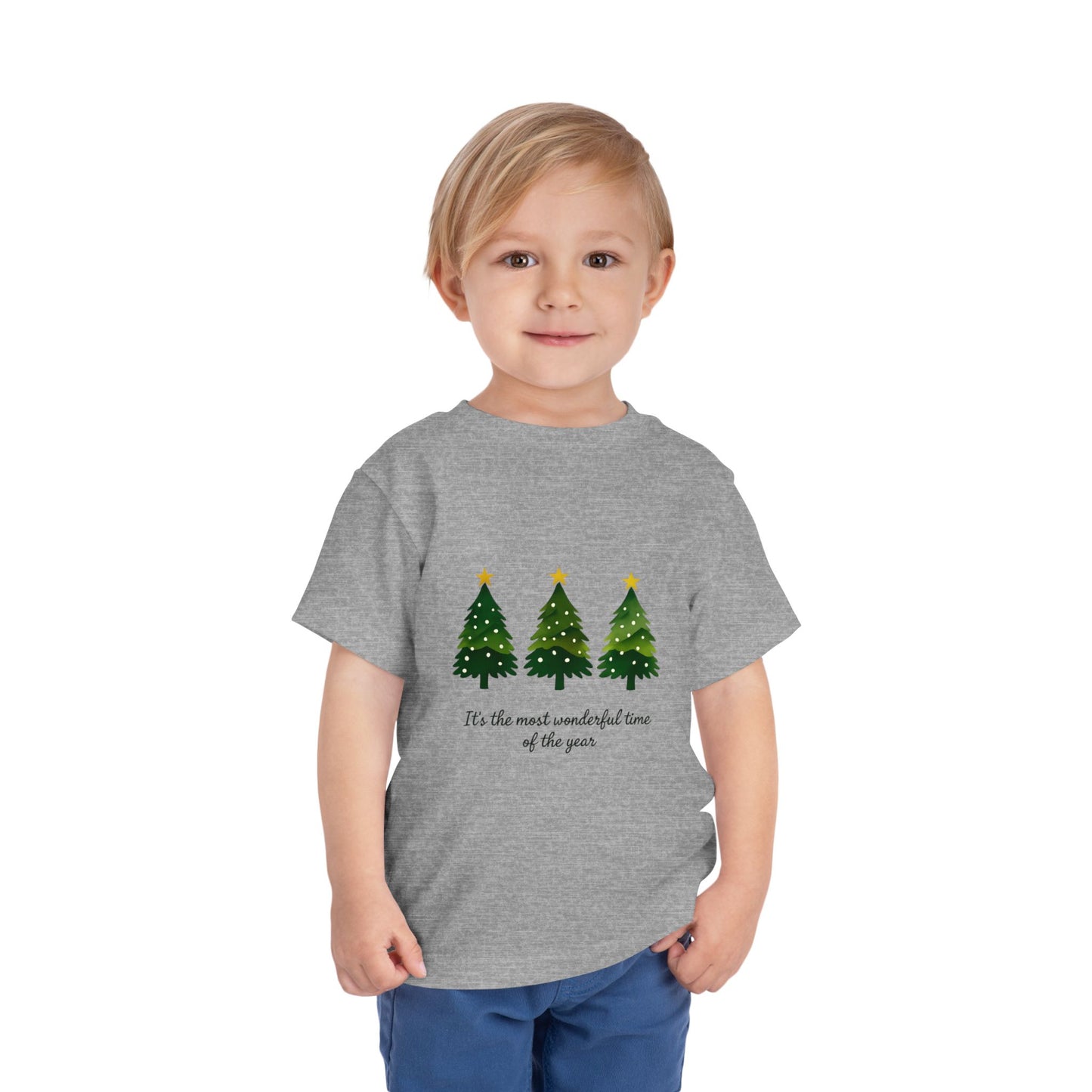 Watercolor Christmas Trees Toddler Tee