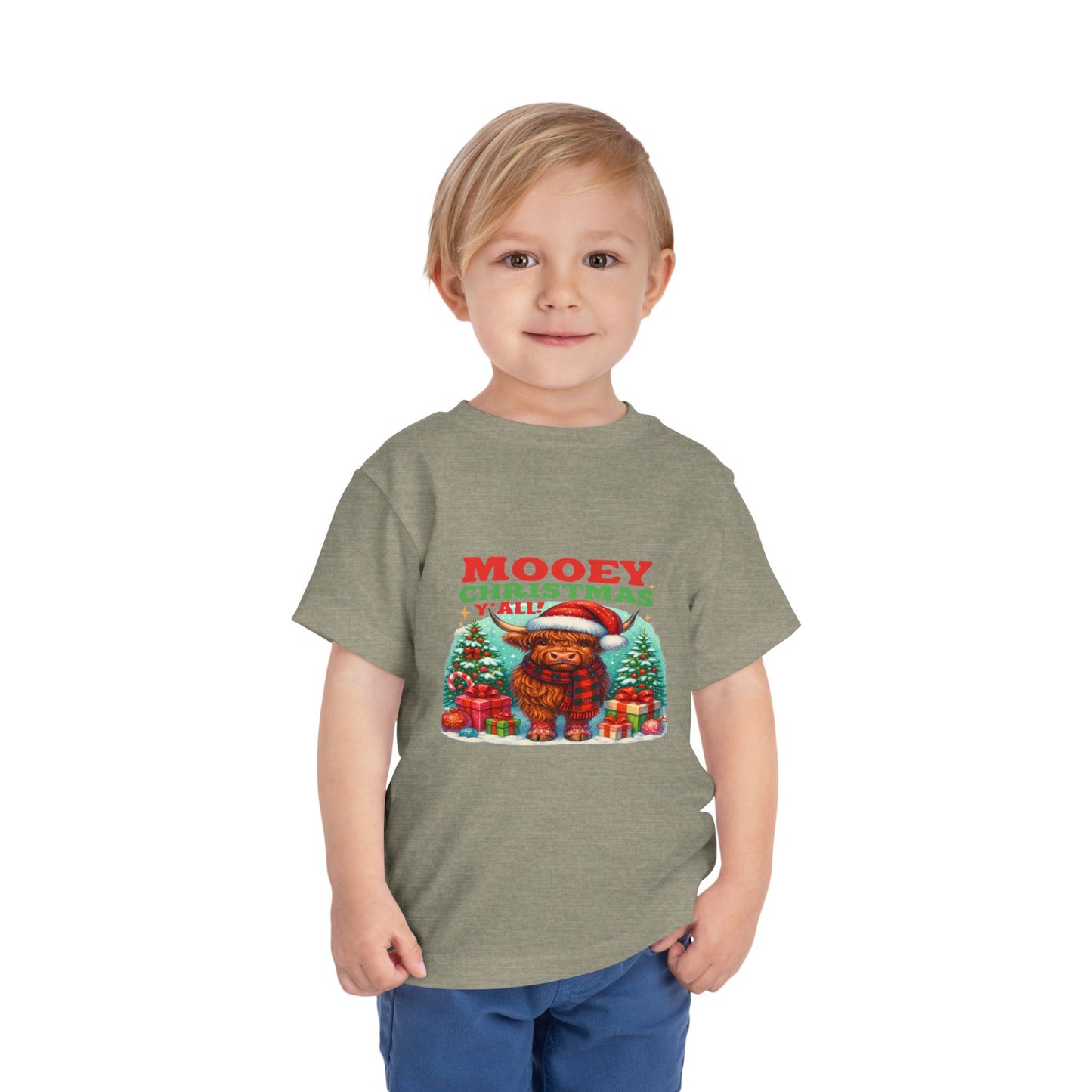 Mooey Christmas Y'all! Toddler Tee