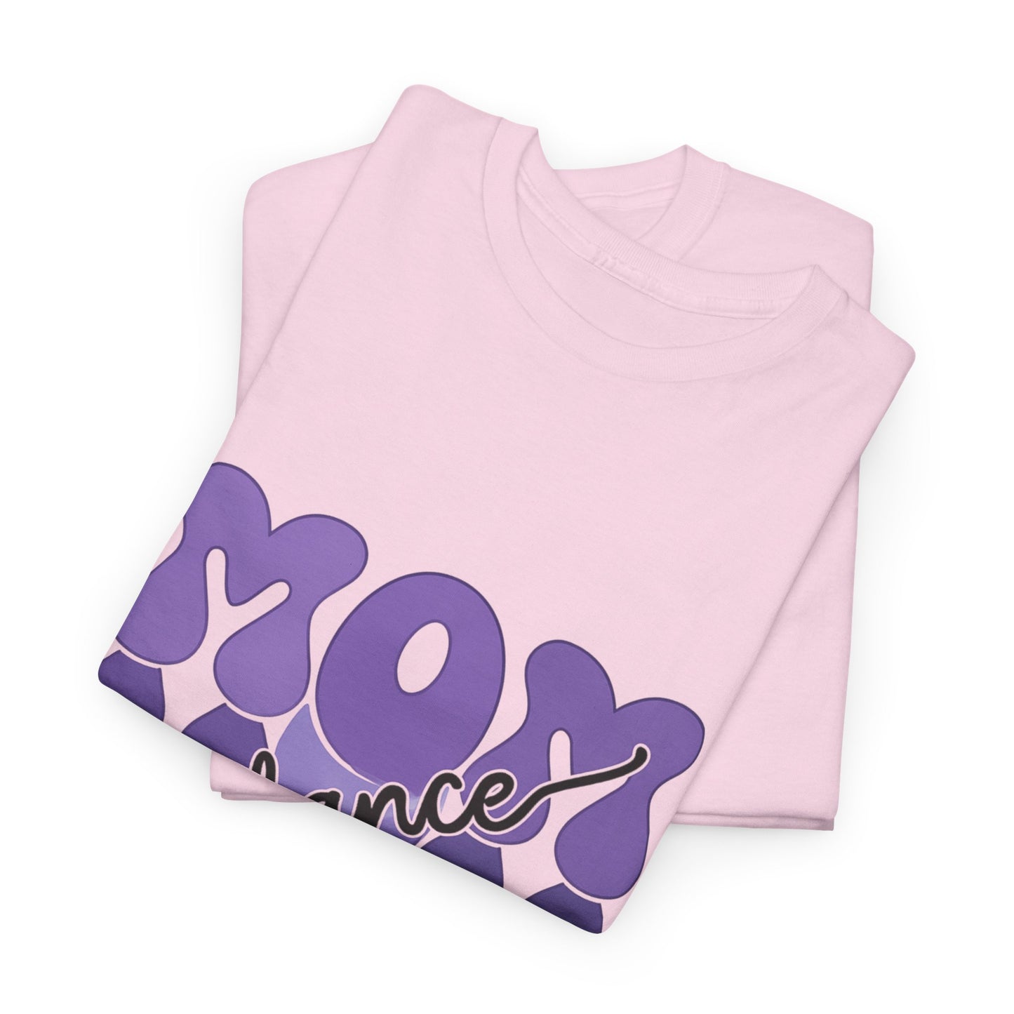 MOM Dance – Purple Letter Stage Spirit Tee