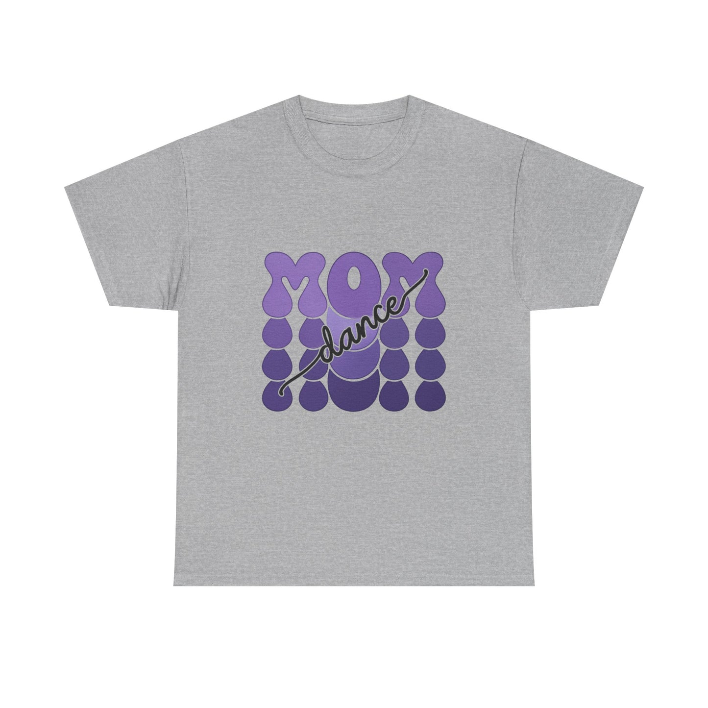 MOM Dance – Purple Letter Stage Spirit Tee