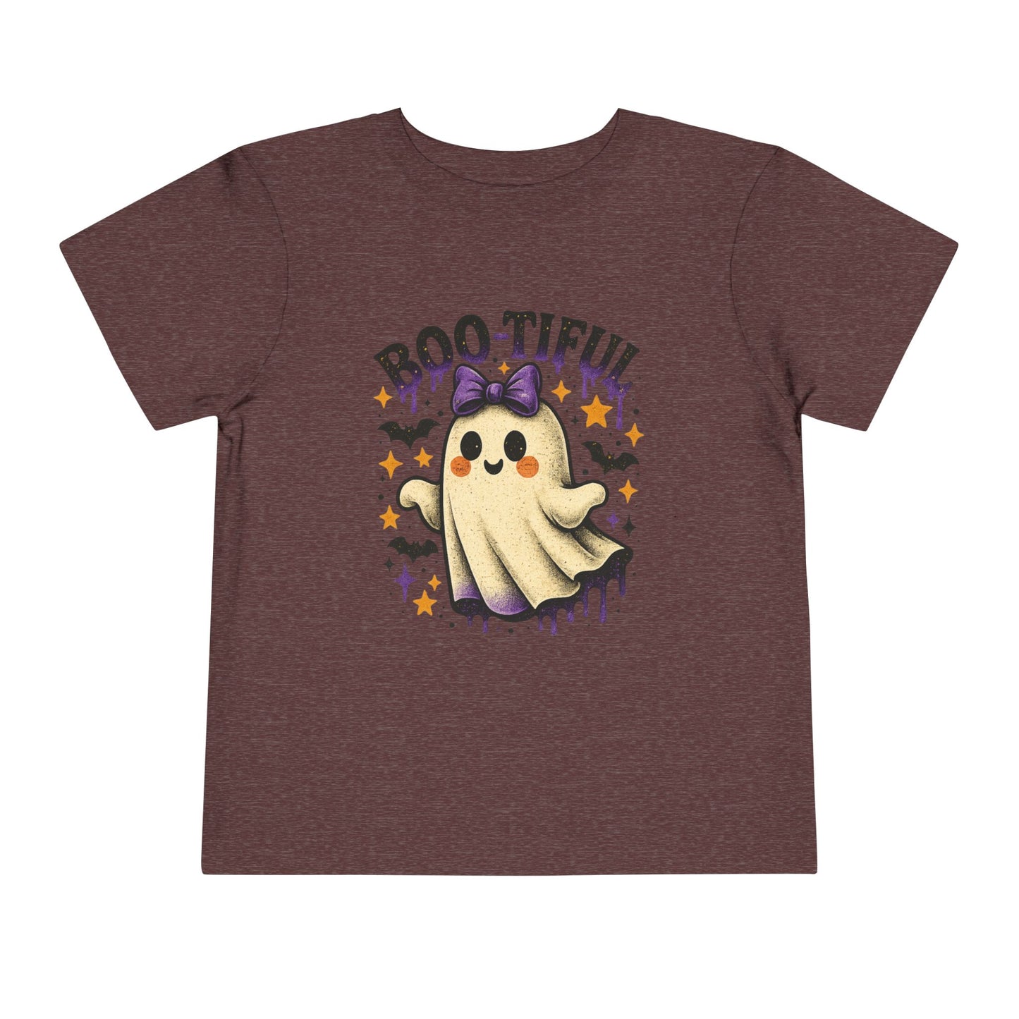Boo-tiful Ghost Halloween Toddler Tee