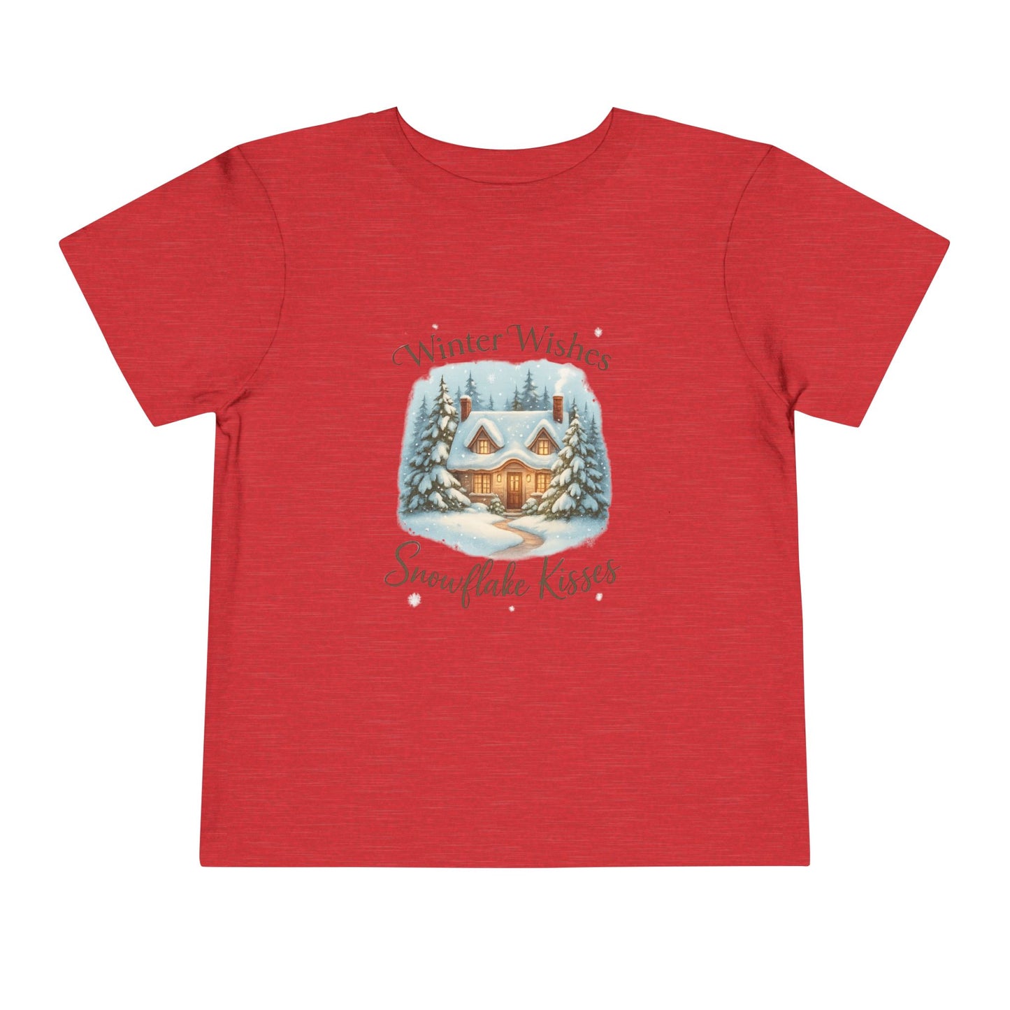 Winter Wishes Cottage Christmas Tee - Toddler Holiday