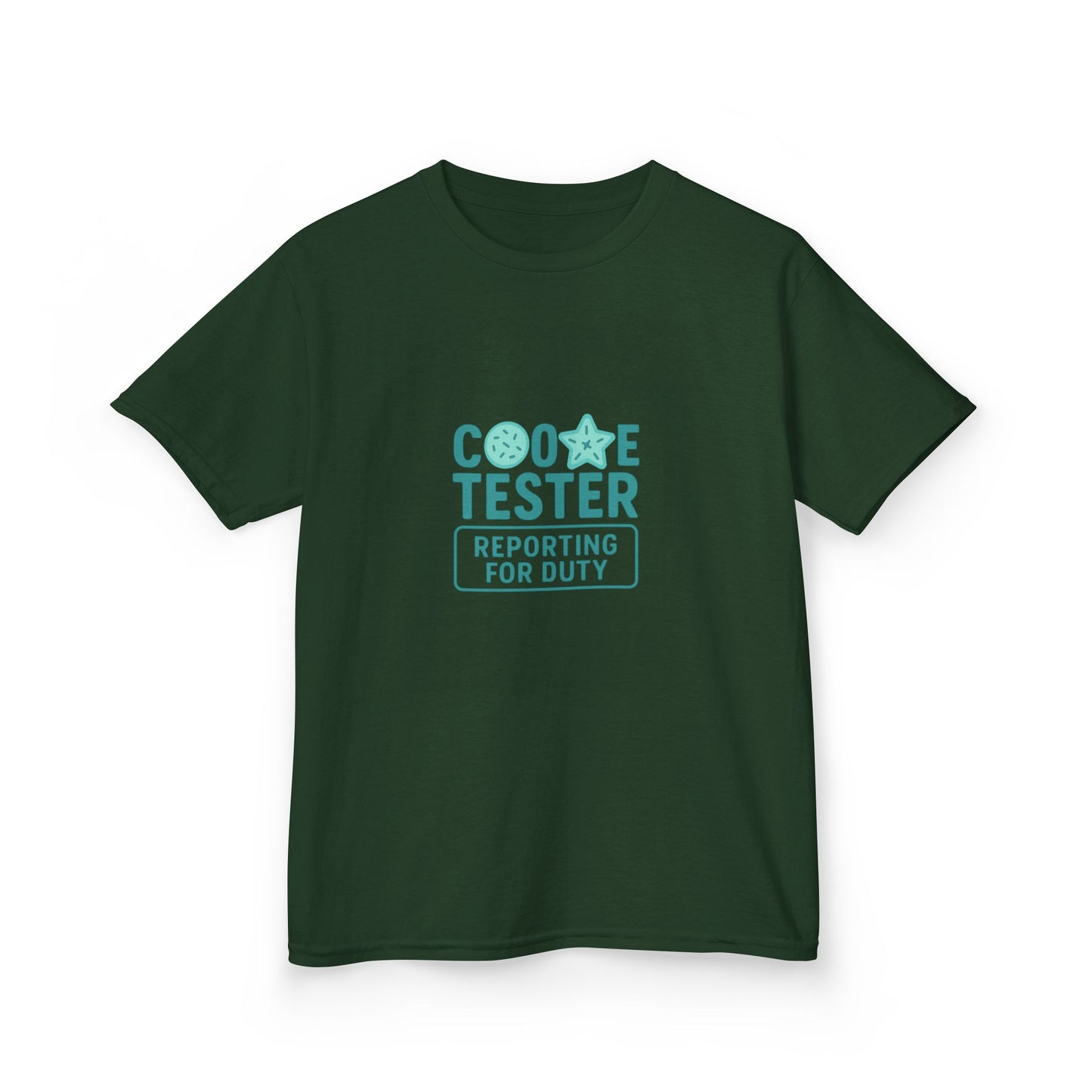 Cookie Tester Dinosaur Christmas Kids Tee