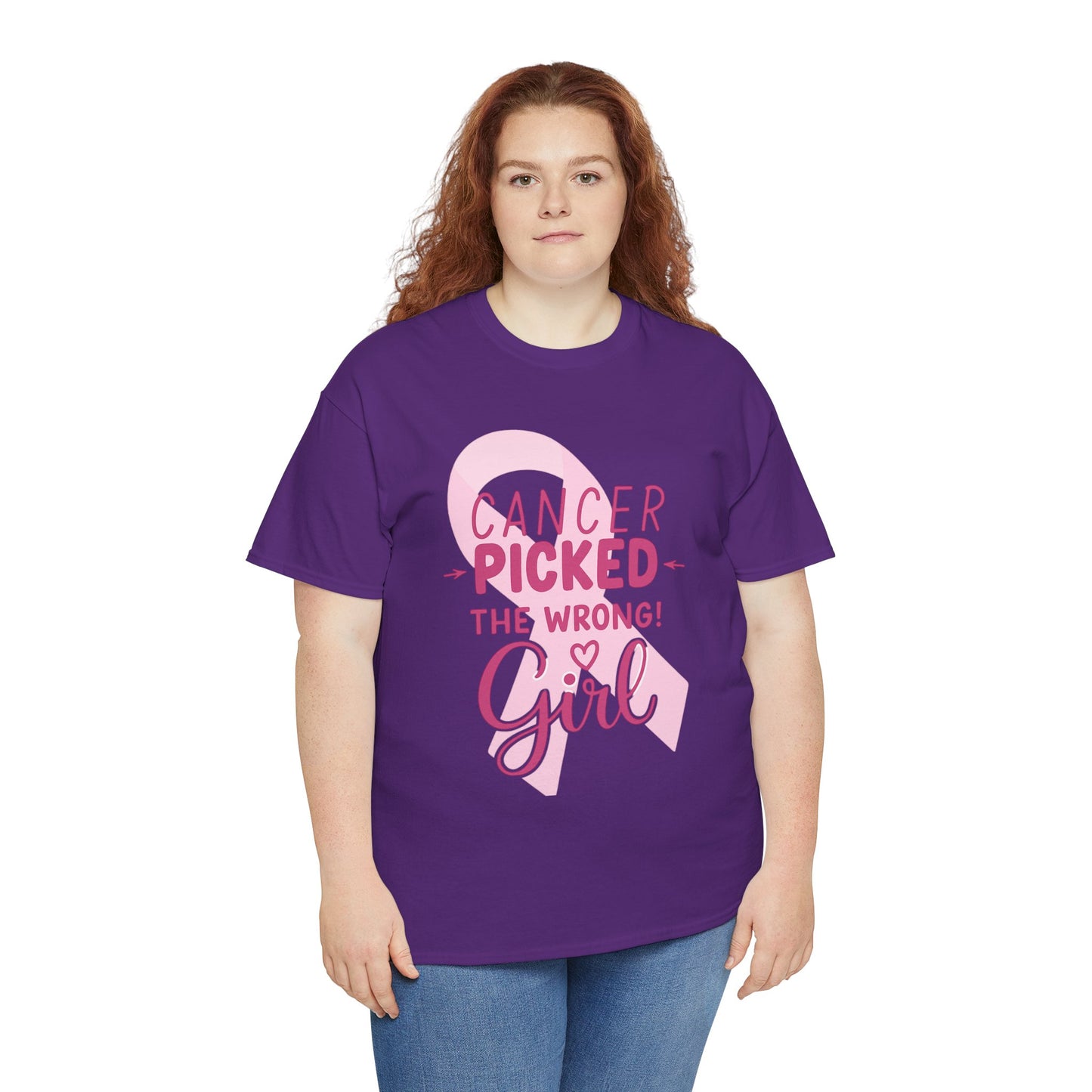 Cancer: The Wrong Picked Girl - Pink Ribbon Tee