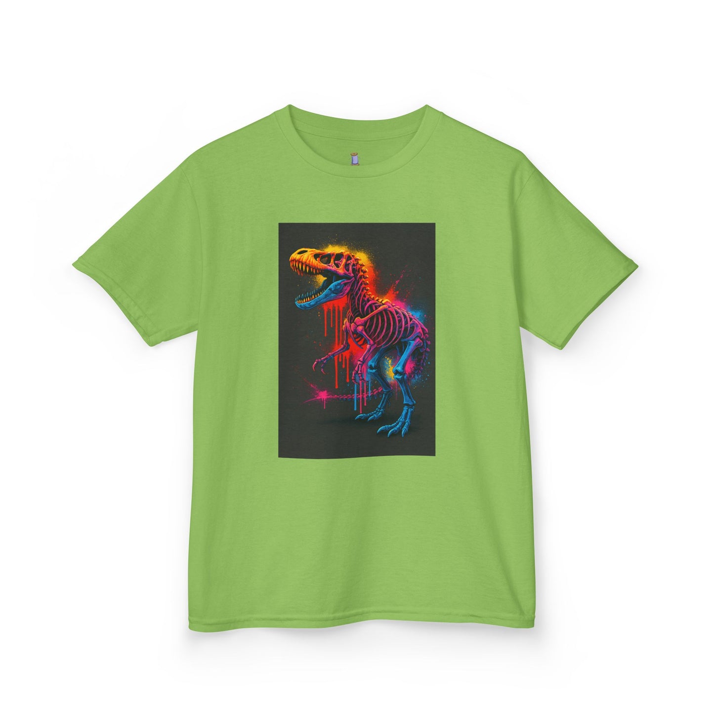 Kids Dinosaur Glow Tee, Fun Kids T-Shirt, Dino Shirt for Kids, Birthday Gift, Unique Kids Clothing, Animal Lover Apparel
