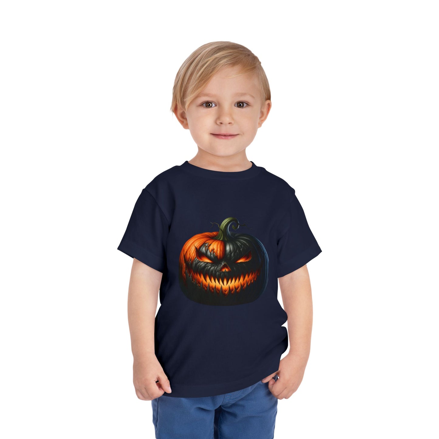Spooky Jack-o'-Lantern Toddler Halloween Tee