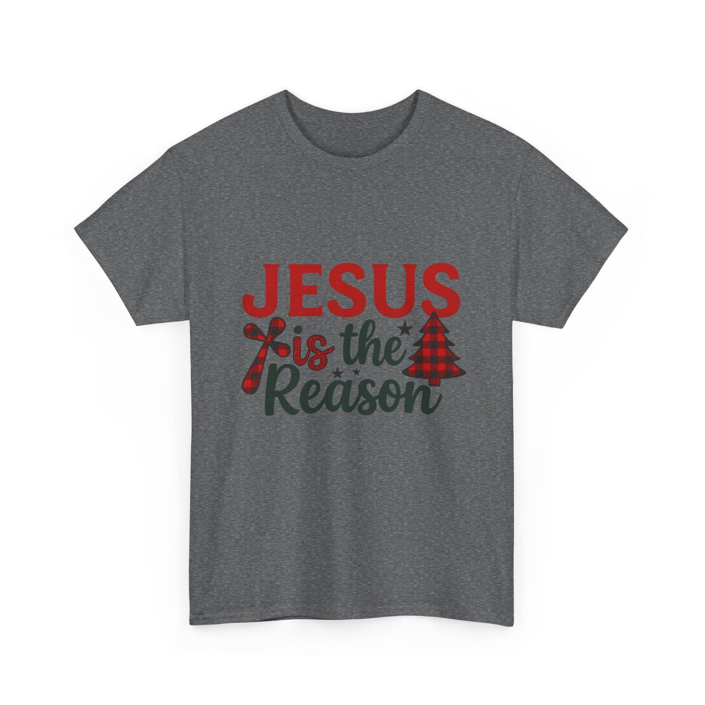 Jesus is the Reason Christmas Tee - Faith-Based Holiday Gift