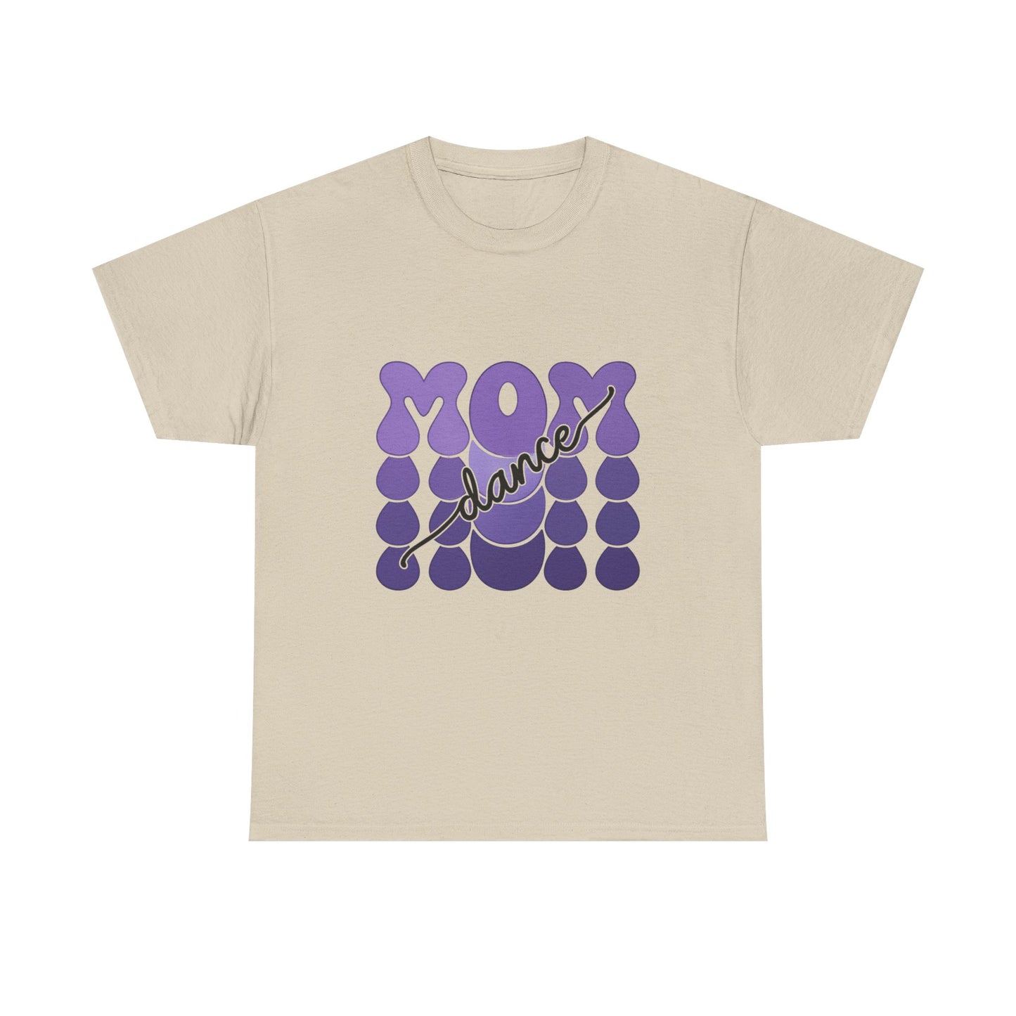 MOM Dance – Purple Letter Stage Spirit Tee