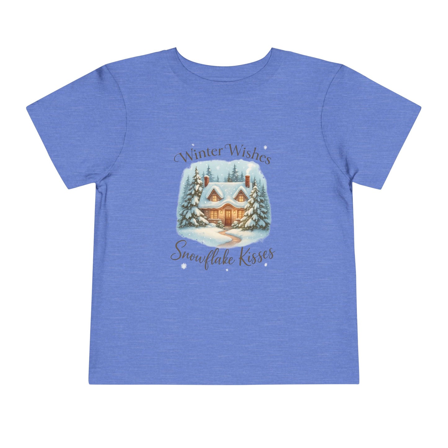 Winter Wishes Cottage Christmas Tee - Toddler Holiday