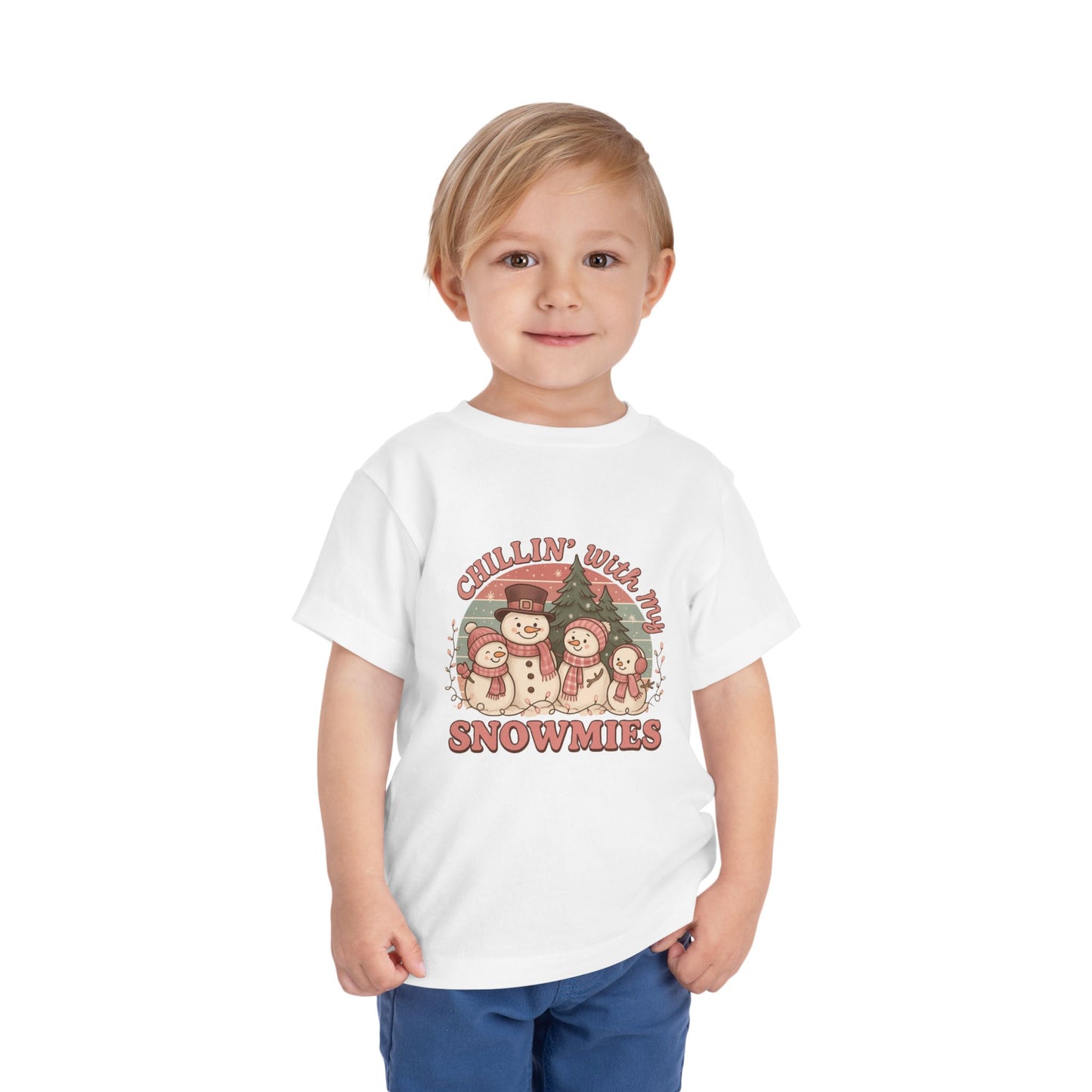 Chillin' Snowmies Toddler Christmas Tee