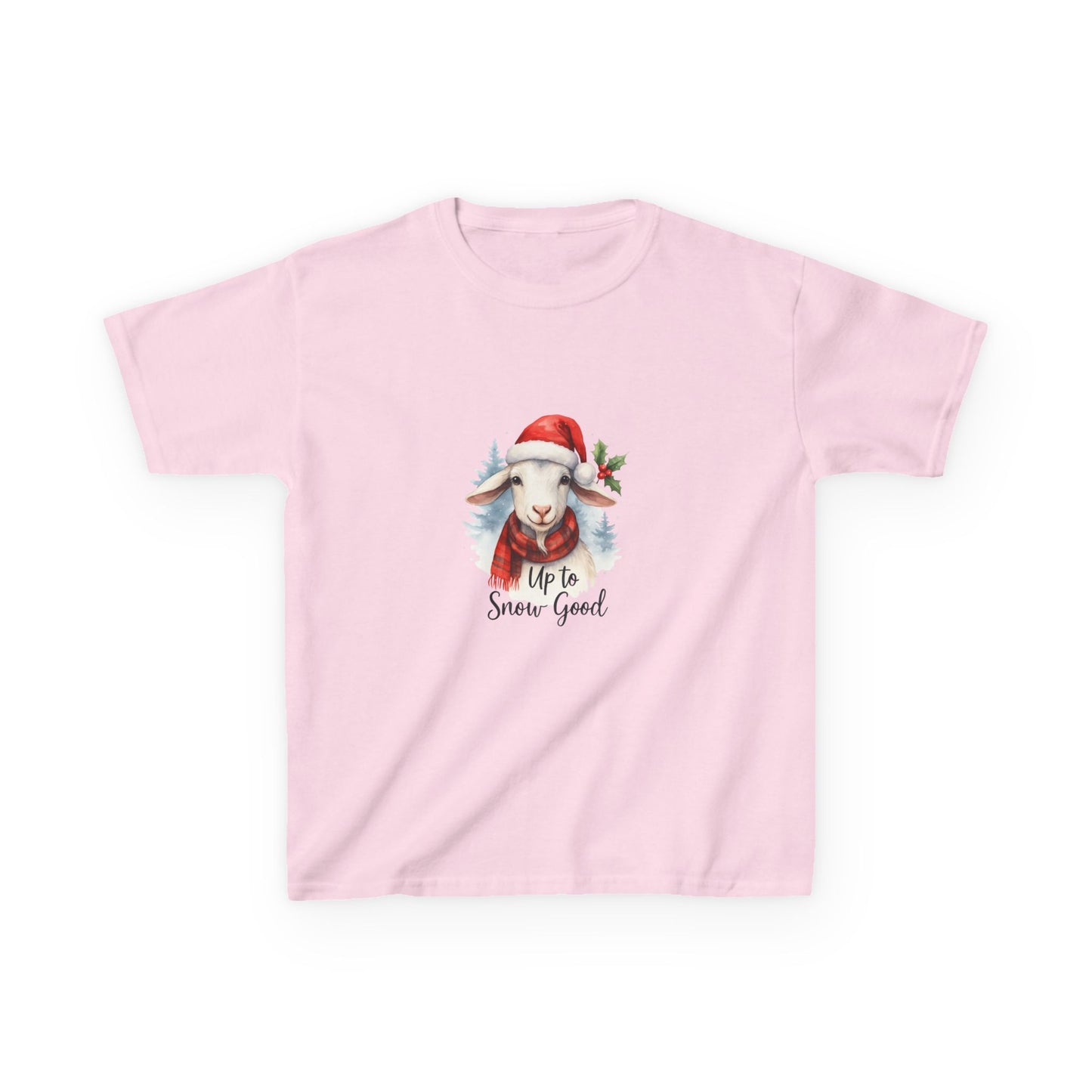 Goat Santa Christmas Tee - Up to Snow Good!