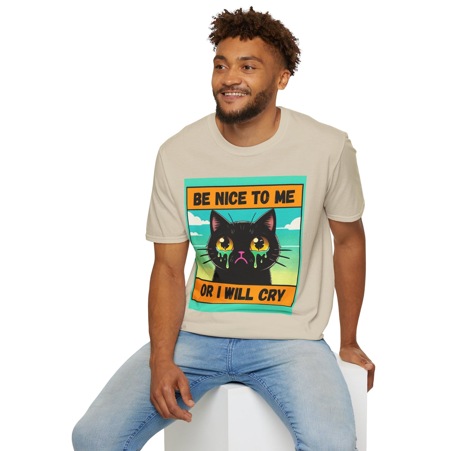 Playful Cat Graphic Tee, Unisex T-Shirt, Gift for Cat Lovers, Cute Animal Apparel, Funny Pet Quote Shirt