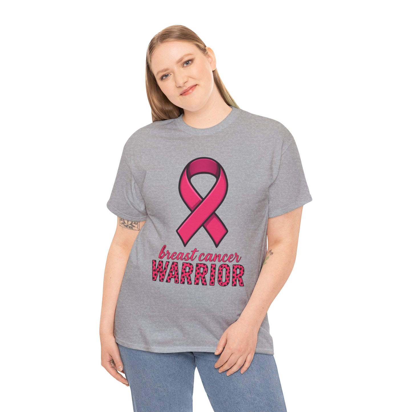 Breast Cancer Warrior Pink Ribbon Tee