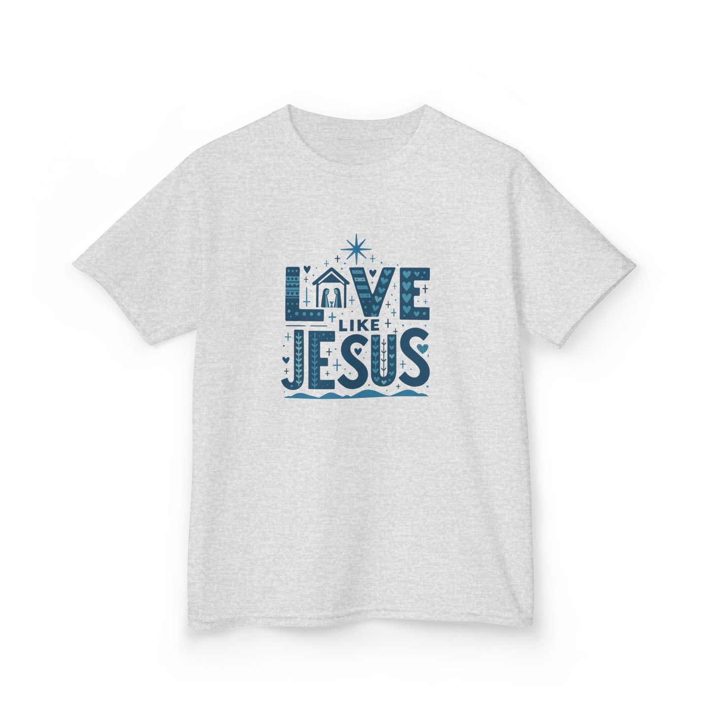 Love Like Jesus Christmas Dinosaur Tee
