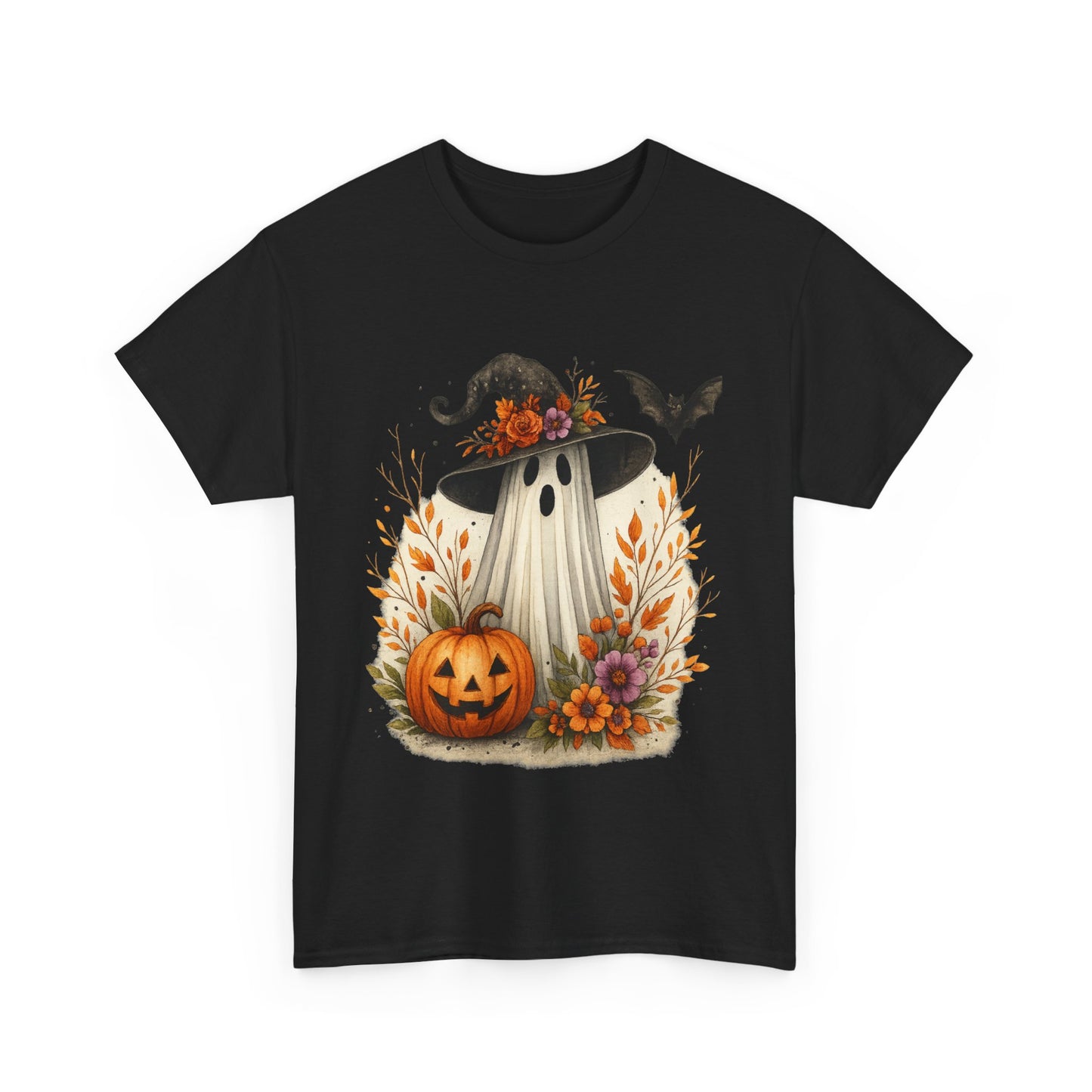 Whimsical Ghost Halloween Tee