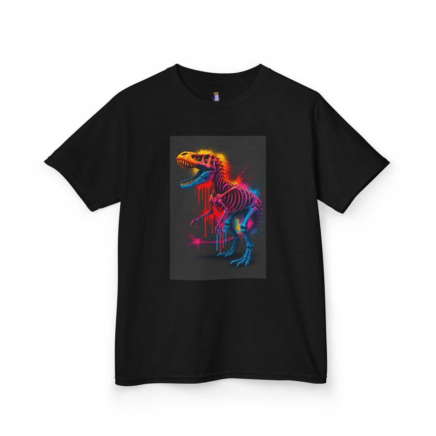 Kids Dinosaur Glow Tee, Fun Kids T-Shirt, Dino Shirt for Kids, Birthday Gift, Unique Kids Clothing, Animal Lover Apparel