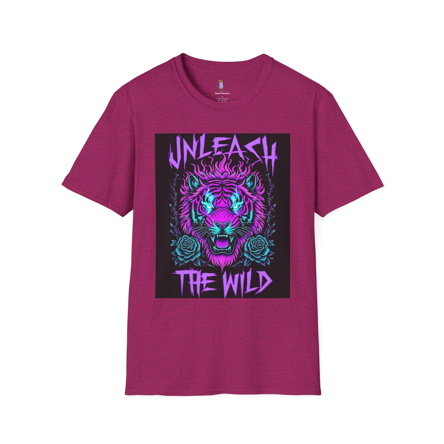 Unleash the Wild Graphic Tee | Cool Graphic Shirt, Unisex T-Shirt, Animal Lover Gift, Nature-Inspired Fashion, Festival Wear
