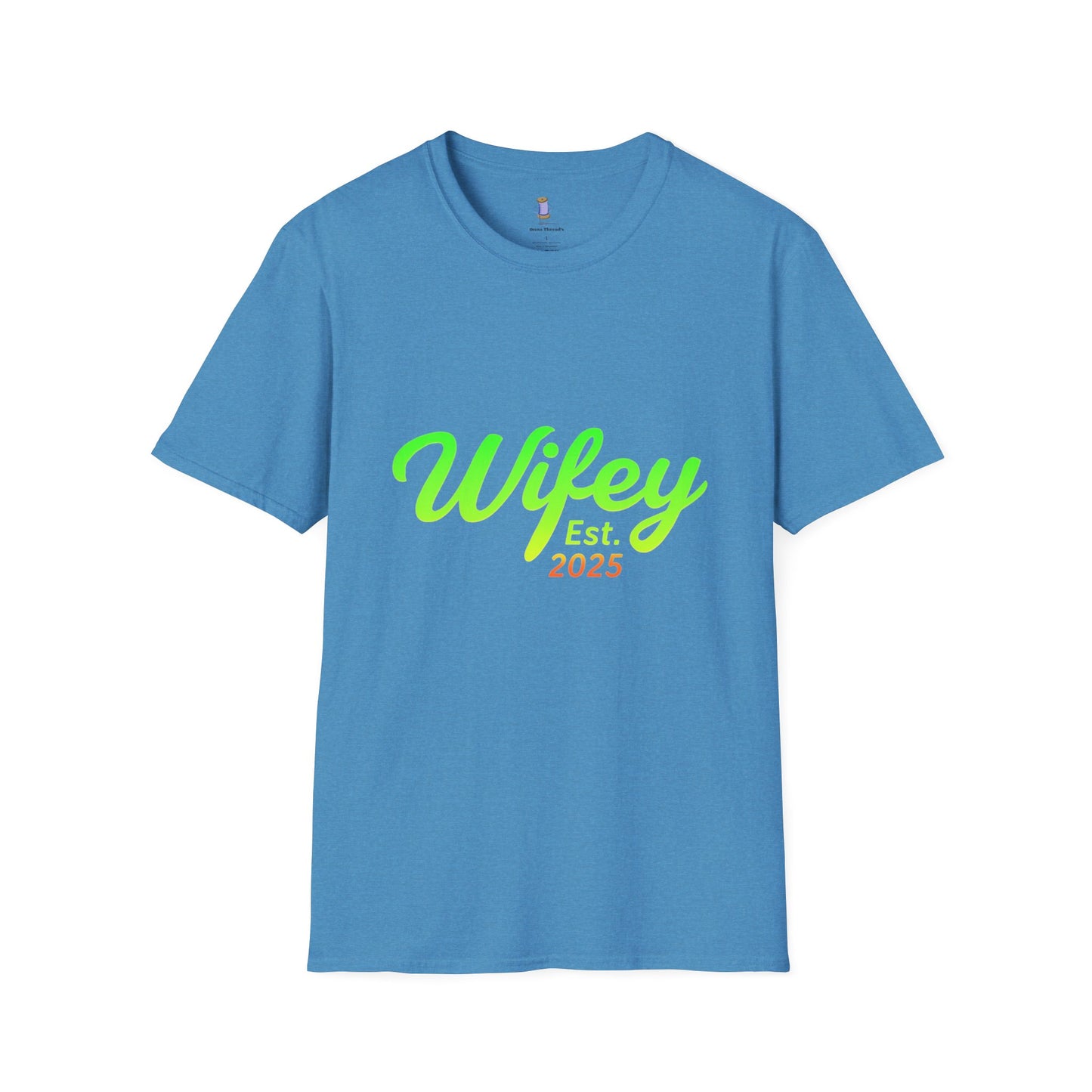 Wifey Est. 2025 T-Shirt, Bridal Shower Gift, Newlywed Apparel, Wedding Favor, Engagement Celebration Tee, Cute Couple Top