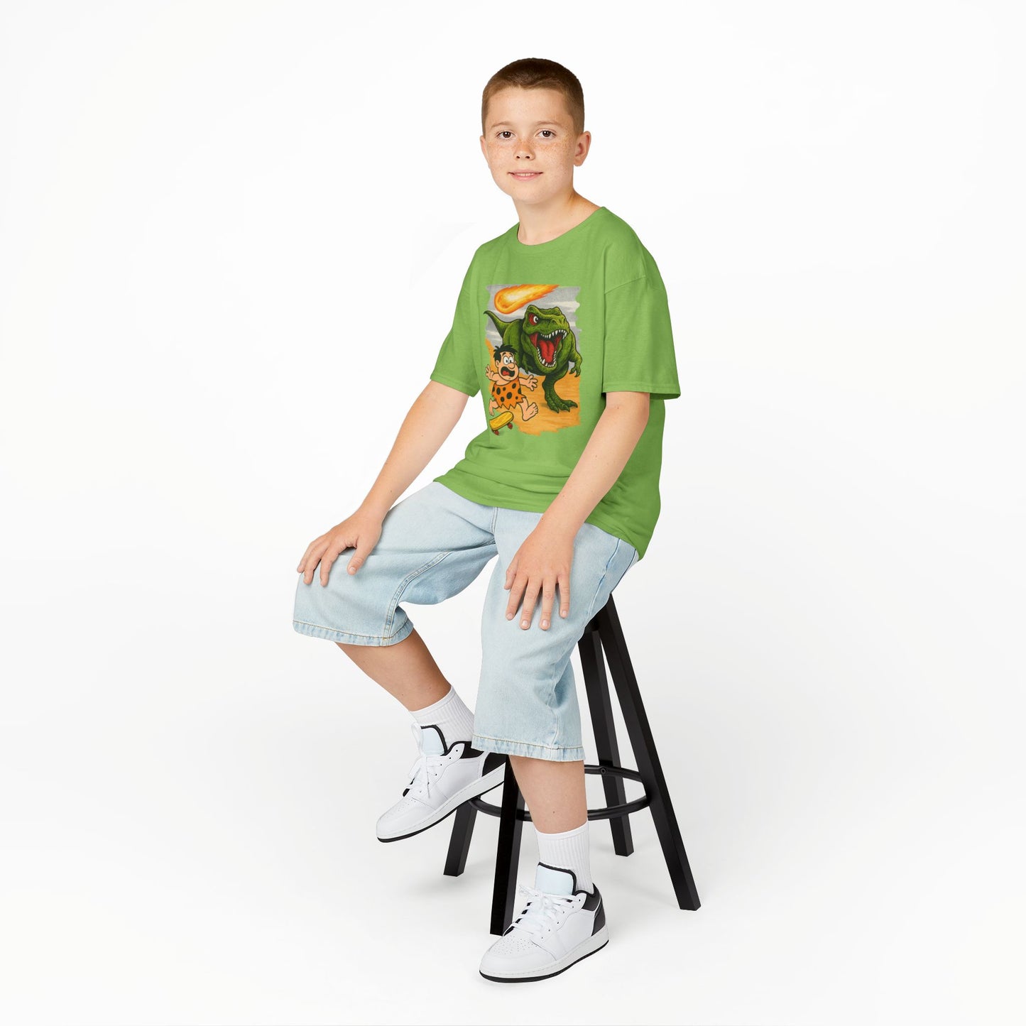 Dino Adventure Kids Tee - Fun Dinosaur Graphic Shirt, Boys T-Shirt, Playful Kids Apparel, Birthday Gift, Summer Wear