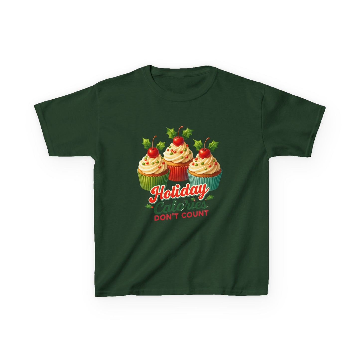 Holiday Cupcake Dino Tee - Christmas Fun!